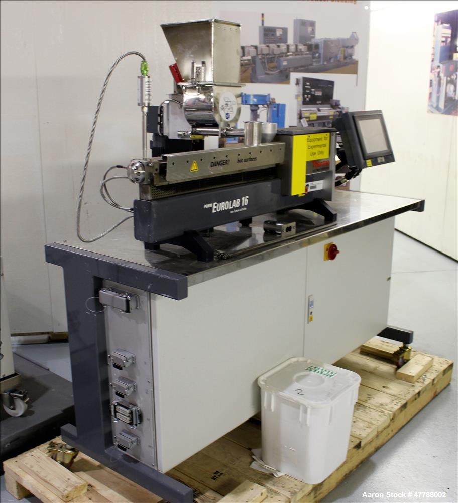 Used Thermo Electron Twin Screw Pelletizing Lab Line,