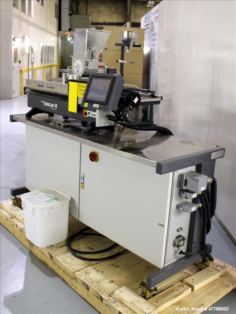 Used Thermo Electron Twin Screw Pelletizing Lab Line,