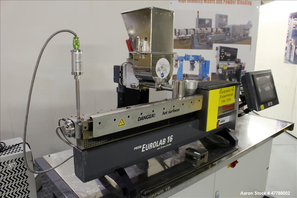 Used Thermo Electron Twin Screw Pelletizing Lab Line,
