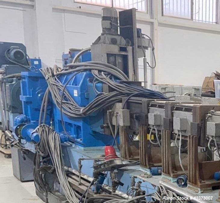Used Theysohn TSK 090 Twin Screw Co-Rotating Compounding Line – 90 mm, 36 L/D, 500 kg/hr, Underwater Pelletizer