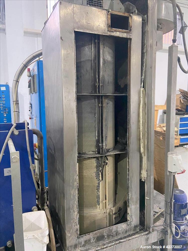 Used Theysohn TSK 090 Twin Screw Co-Rotating Compounding Line – 90 mm, 36 L/D, 500 kg/hr, Underwater Pelletizer