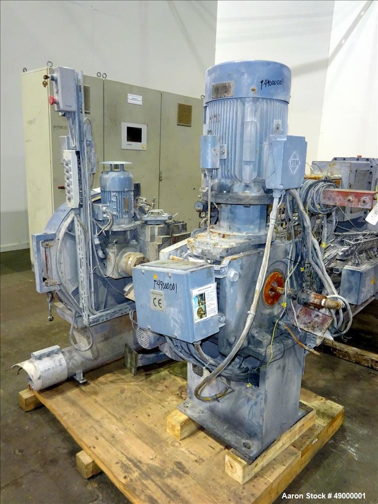Used Krupp-Werner & Pfleiderer Twin Screw PVC Compounding Line.