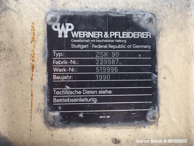 Used Krupp-Werner & Pfleiderer Twin Screw PVC Compounding Line