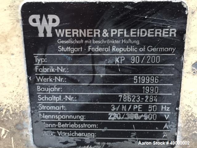Used Krupp-Werner & Pfleiderer Twin Screw PVC Compounding Line