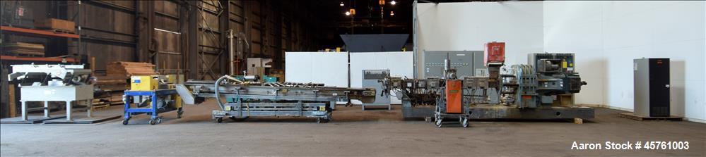 Used- Werner & Pfleiderer Twin Screw Pelletizing Line