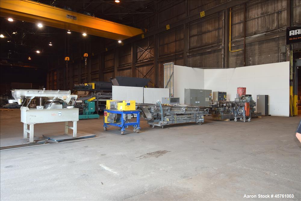 Used Werner & Pfleiderer Twin Screw Pelletizing Line