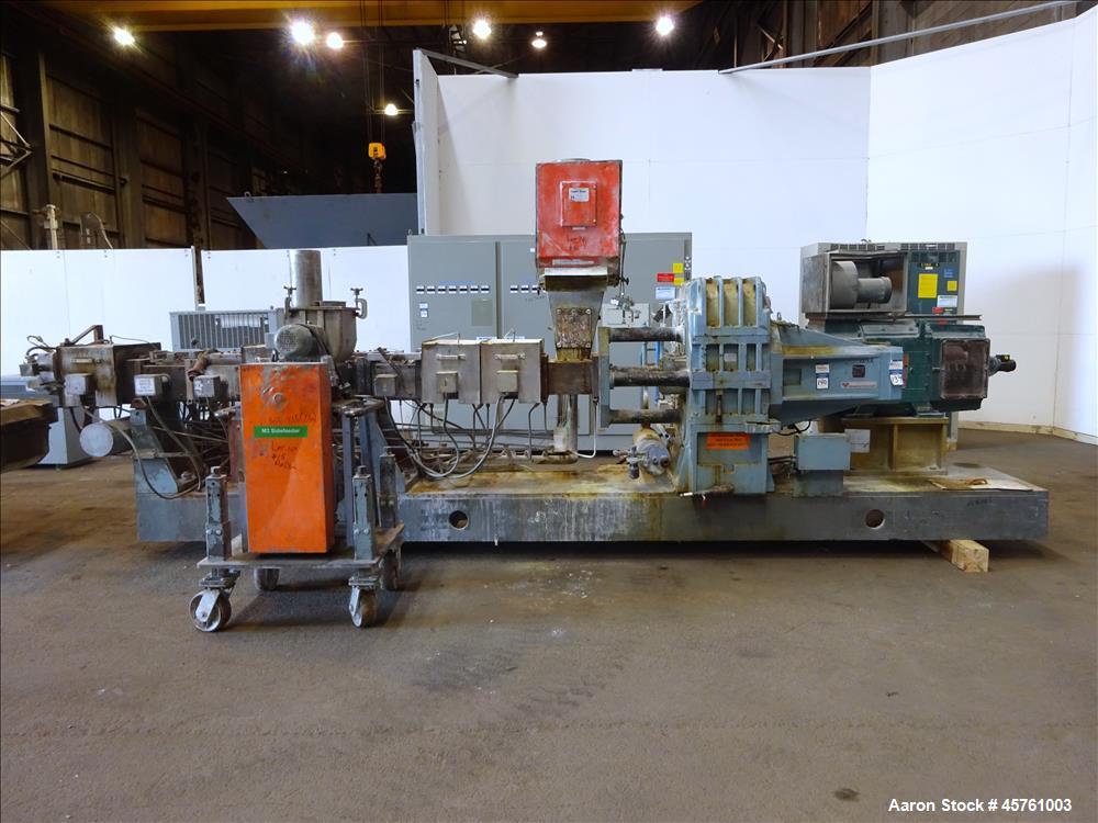 Used Werner & Pfleiderer Twin Screw Pelletizing Line