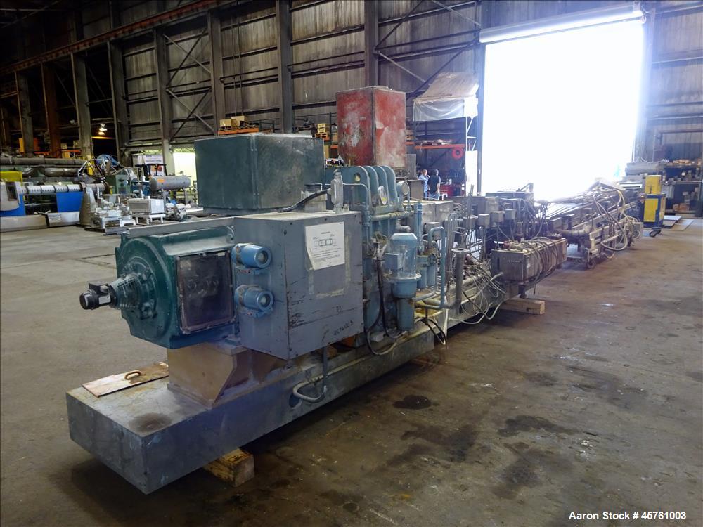Used Werner & Pfleiderer Twin Screw Pelletizing Line