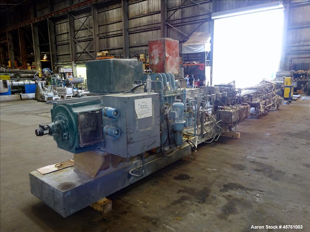 Used- Werner & Pfleiderer Twin Screw Pelletizing Line