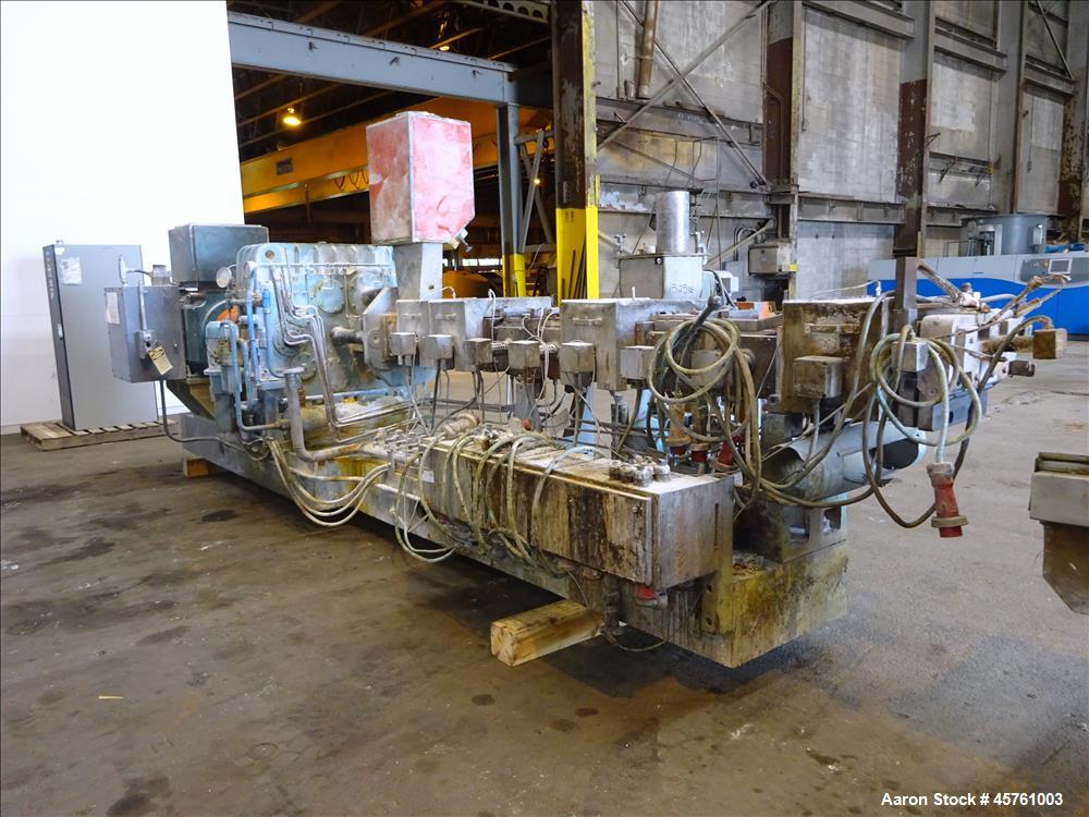 Used Werner & Pfleiderer Twin Screw Pelletizing Line