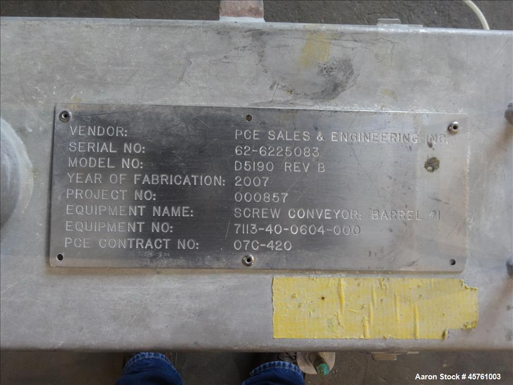 Used Werner & Pfleiderer Twin Screw Pelletizing Line