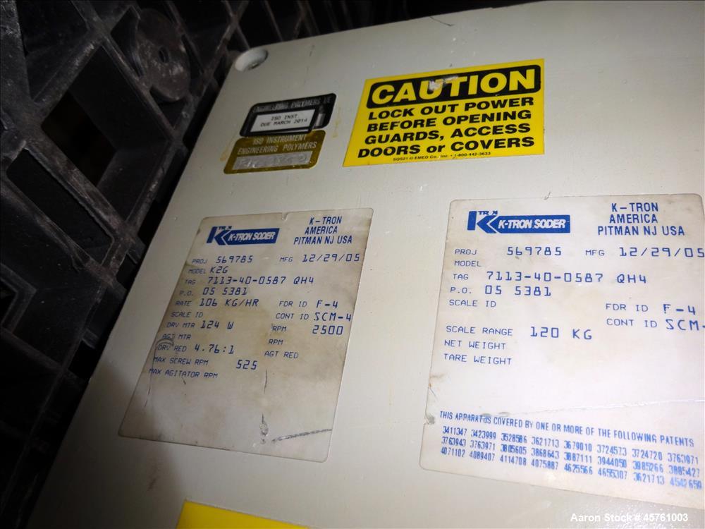 Used Werner & Pfleiderer Twin Screw Pelletizing Line