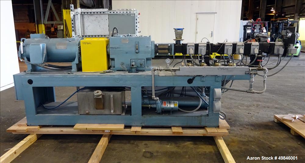 Used Twin Screw Pelletizing Line.