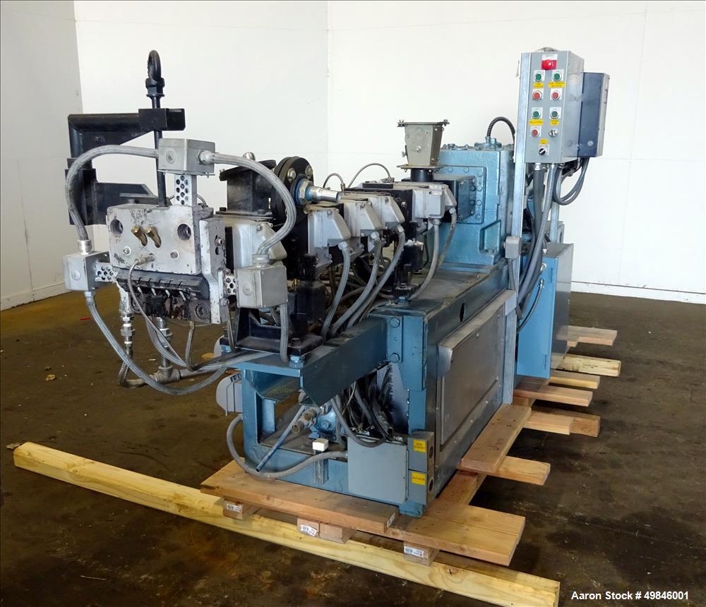 Used Twin Screw Pelletizing Line.