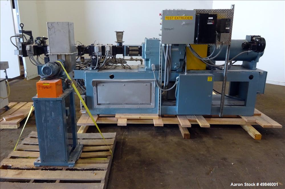 Used Twin Screw Pelletizing Line.