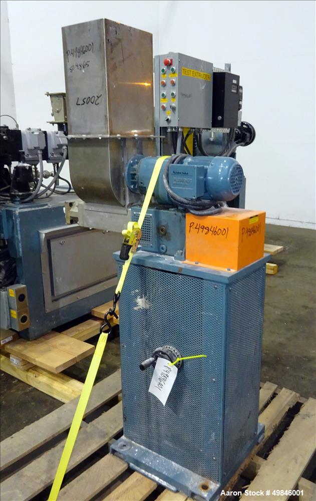 Used Twin Screw Pelletizing Line.