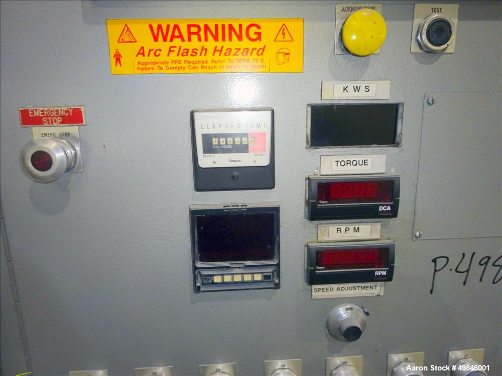 Used Twin Screw Pelletizing Line.