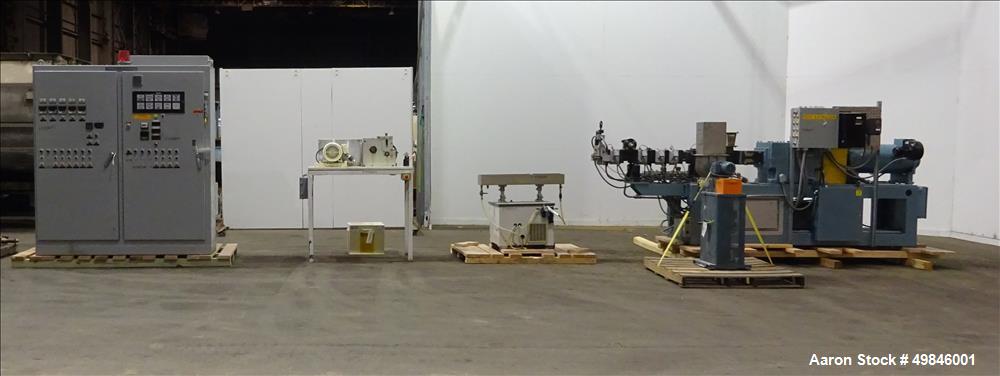 Used Twin Screw Pelletizing Line.