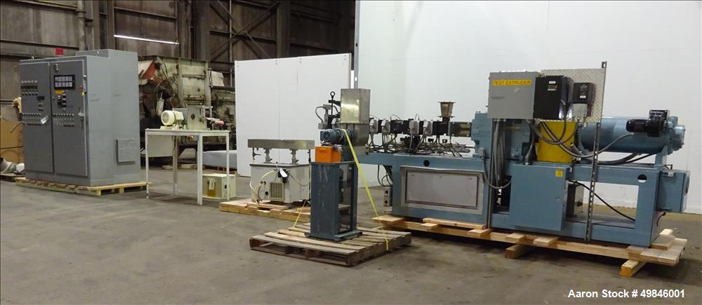 Used Twin Screw Pelletizing Line.