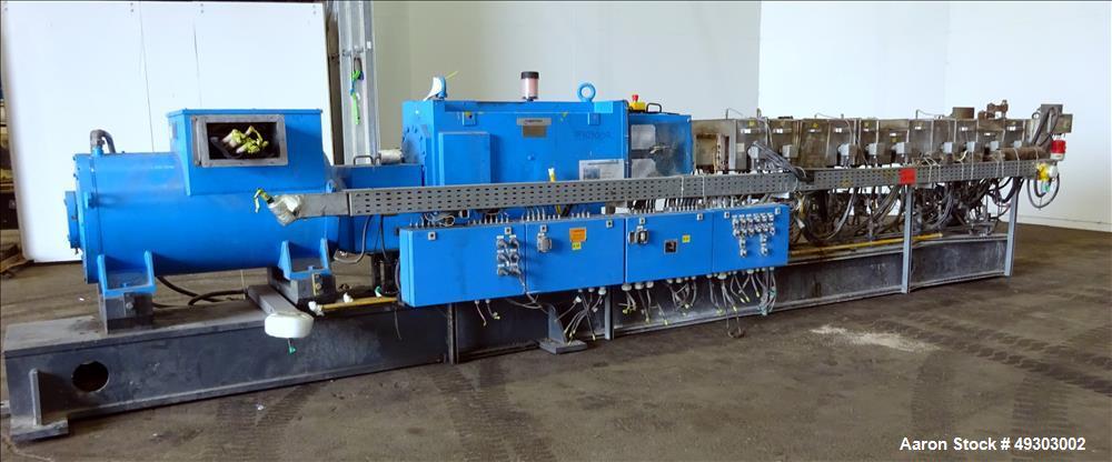 Used Werner & Pfleiderer Twin Screw Pelletizing Line, ZSK 70mm Mega Plus.