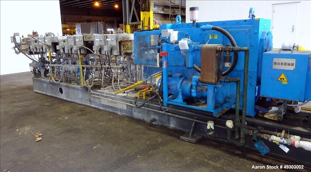 Used Werner & Pfleiderer Twin Screw Pelletizing Line, ZSK 70mm Mega Plus.
