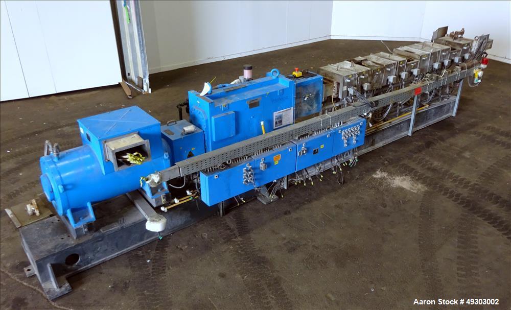 Used Werner & Pfleiderer Twin Screw Pelletizing Line, ZSK 70mm Mega Plus.