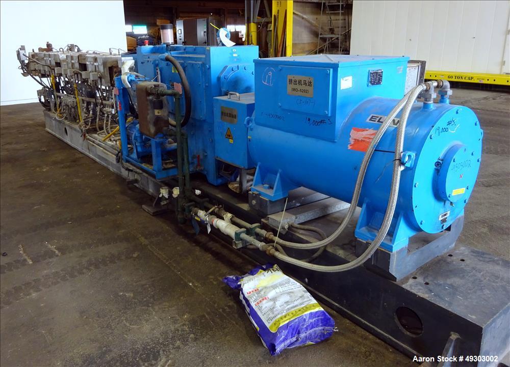 Used- Werner & Pfleiderer Twin Screw Pelletizing Line, ZSK 70mm Mega Plus.