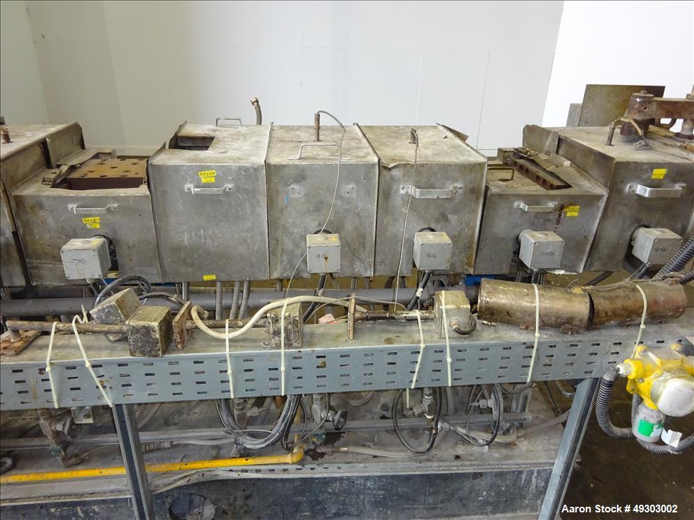 Used Werner & Pfleiderer Twin Screw Pelletizing Line, ZSK 70mm Mega Plus.
