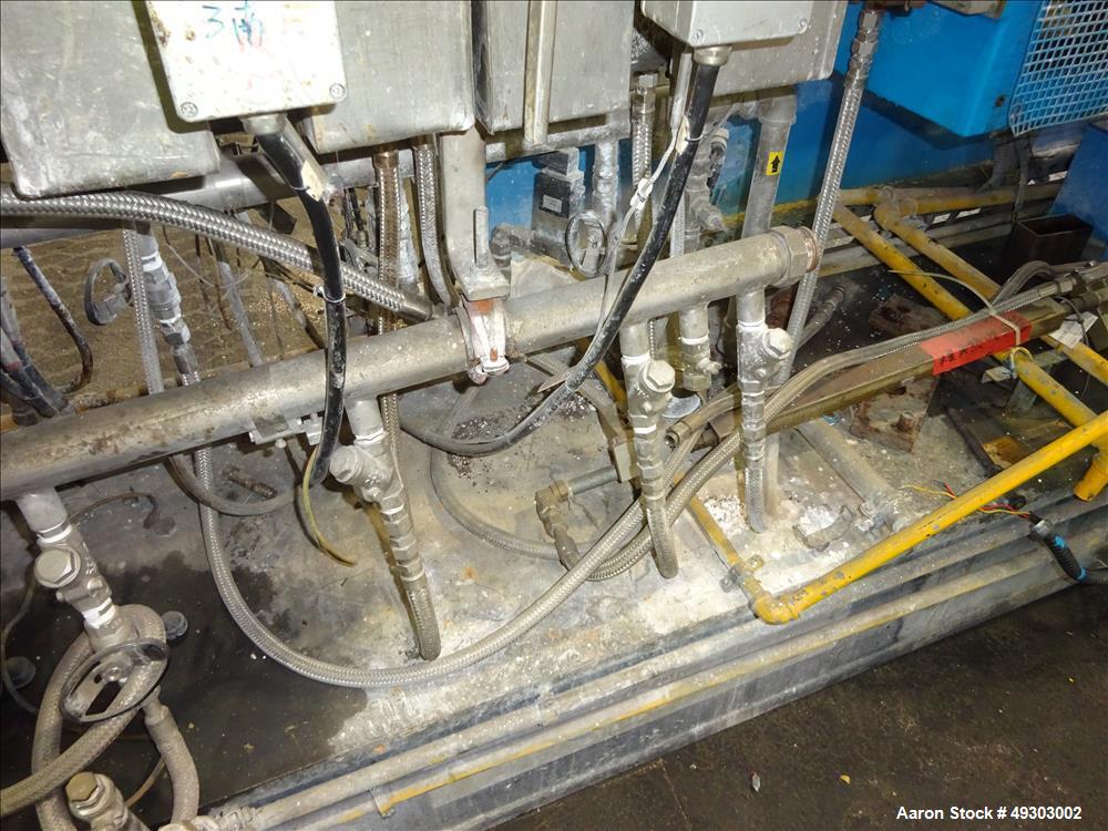 Used Werner & Pfleiderer Twin Screw Pelletizing Line, ZSK 70mm Mega Plus.