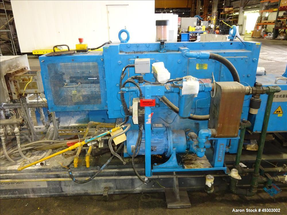 Used Werner & Pfleiderer Twin Screw Pelletizing Line, ZSK 70mm Mega Plus.