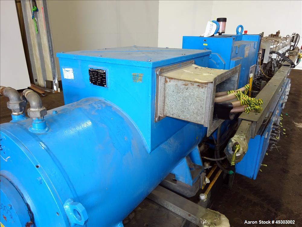 Used- Werner & Pfleiderer Twin Screw Pelletizing Line, ZSK 70mm Mega Plus.