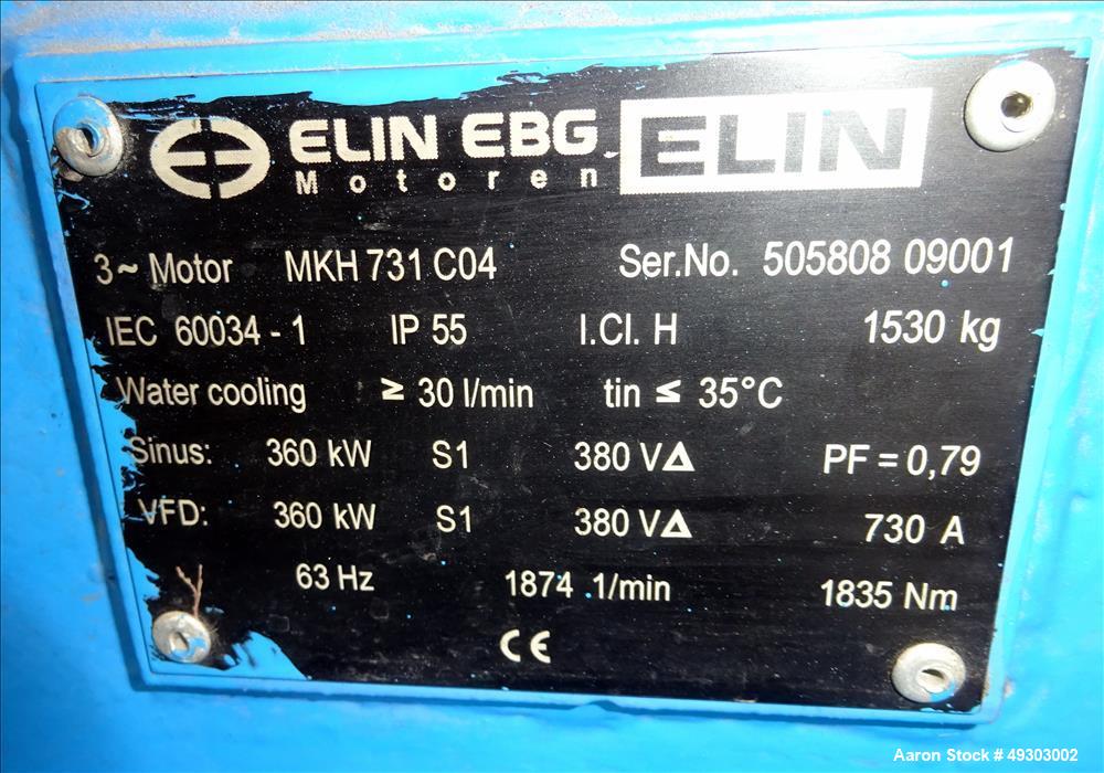 Used Werner & Pfleiderer Twin Screw Pelletizing Line, ZSK 70mm Mega Plus.