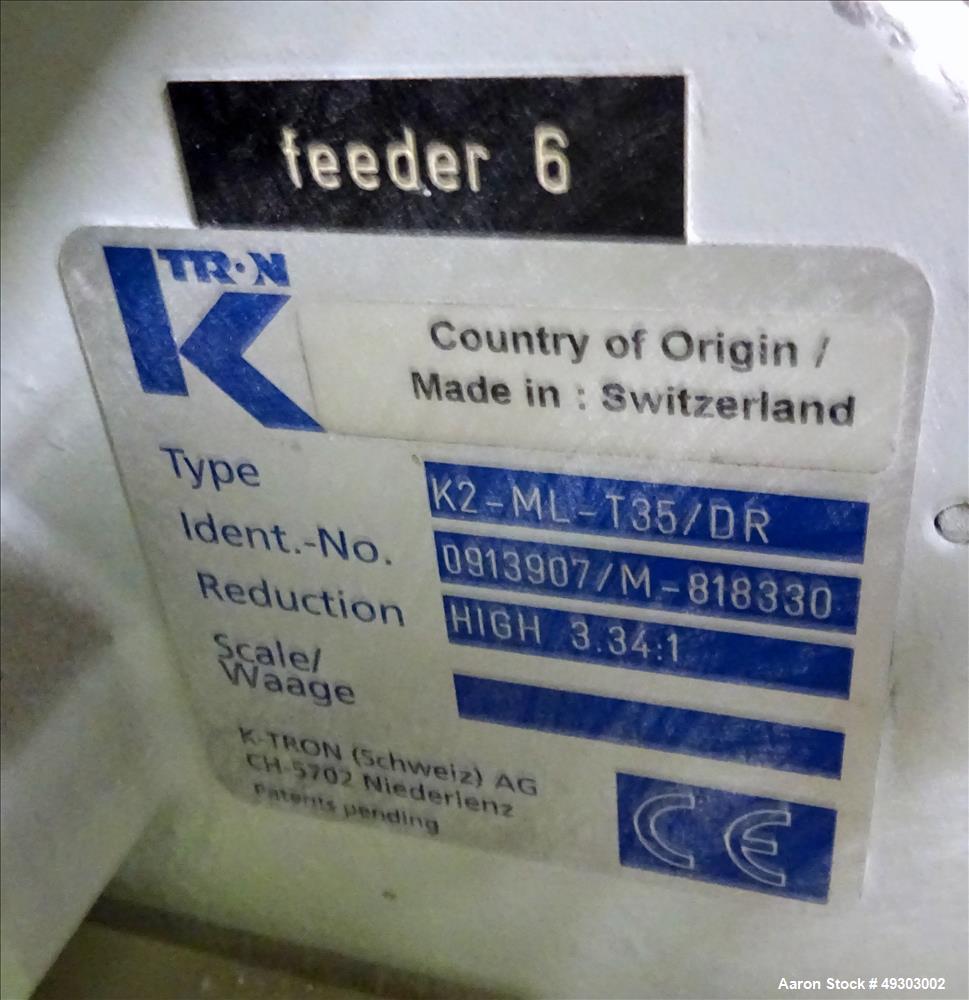 Used Werner & Pfleiderer Twin Screw Pelletizing Line, ZSK 70mm Mega Plus.