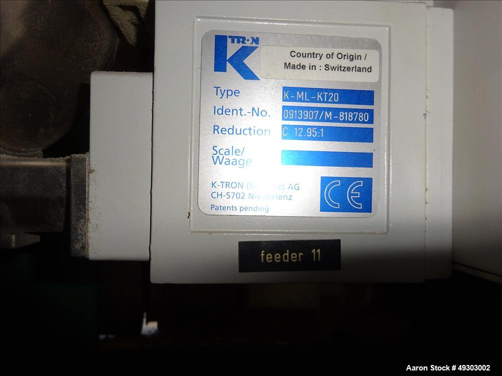 Used Werner & Pfleiderer Twin Screw Pelletizing Line, ZSK 70mm Mega Plus.