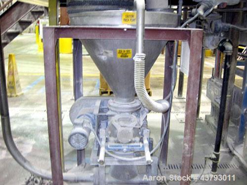 Used Werner & Pfleiderer 70mm Twin Screw Extruder, Type ZSK-70. Co-Rotating screw design. Approximate 52 to 1 L/D ratio. 300 hp motor, rpm 1750/1900, 500 volt, arm amps 473. Gear 12-2 x 1750 NM P-167...