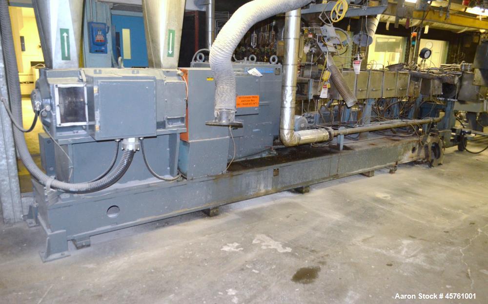 Used Werner & Pfleiderer Twin Screw Pelletizing Line