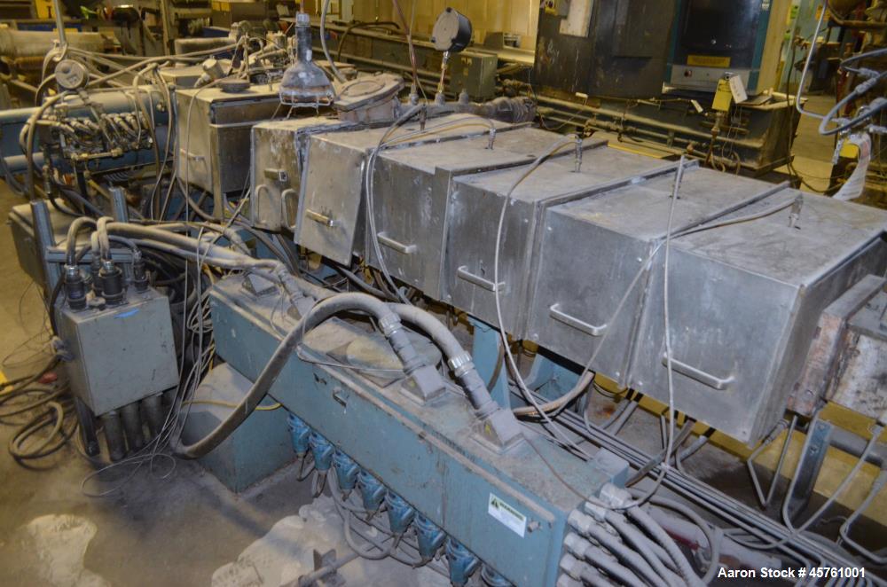 Used Werner & Pfleiderer Twin Screw Pelletizing Line