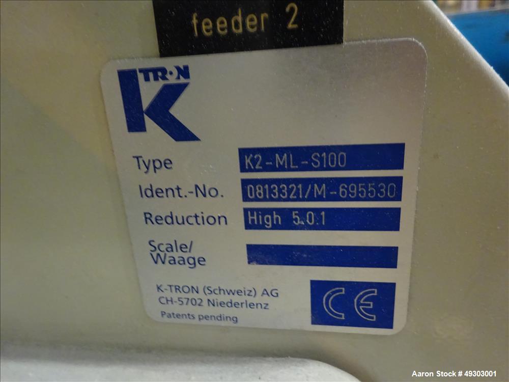 Used Werner & Pfleiderer Twin Screw Pelletizing Line, ZSK 92mm Mega Plus.