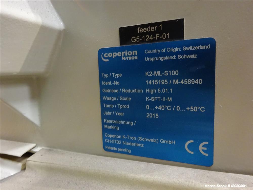Used Werner & Pfleiderer Twin Screw Pelletizing Line, ZSK 92mm Mega Plus.