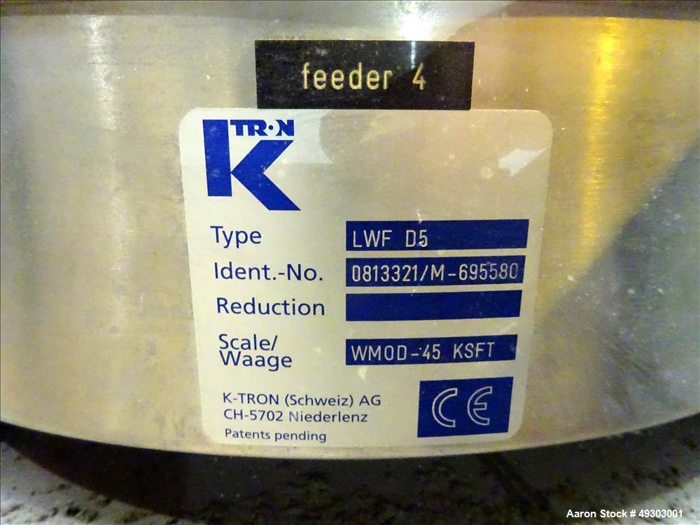 Used Werner & Pfleiderer Twin Screw Pelletizing Line, ZSK 92mm Mega Plus.