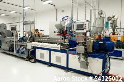 Used 35mm Zhangjiagang Twin Screw Pelletizing Extrusion Line with Underwater Pelletizer for Bioplastics & Compounding