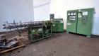 Used Twin Screw Pelletizing Line Consisting Of: (1) Berstorff 40mm twin screw extruder, model ZE40/40A, serial# EO6313/58. Co-Rotating Screw Design. Approximate 40 to 1 L/D ratio. 8 barrel sections, ...