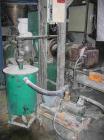 USED: Comac extrusion line. (1) Feeding system Matcon or Anag containers, servo lift Matcon (hydraulic lifting and positioning system), with 55 gallon (210 liter) Matcon buffer, screw feeder. (1) Com...