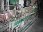 USED: Comac extrusion line. (1) Feeding system Matcon or Anag containers, servo lift Matcon (hydraulic lifting and positioning system), with 55 gallon (210 liter) Matcon buffer, screw feeder. (1) Com...