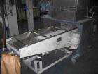 USED: Comac extrusion line. (1) Feeding system Matcon or Anag containers, servo lift Matcon (hydraulic lifting and positioning system), with 55 gallon (210 liter) Matcon buffer, screw feeder. (1) Com...
