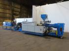 Used Krauss Maffei K.M. 120 mm Twin Screw Extruder