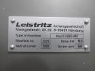 Used- Leistritz Twin Screw Pelletizing Line, Model Micro27-GGC-40D. 27 mm screws, counter rotating screws, 40:1 l/d, 500 rpm...