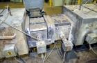 Used (1) ZSK-83 R240R 83mm Co-Rotating twin screw extruder, approximate 40 to 1 L/D ratio, serial# 218971, works# 507860-861, built 1985. (10) Barrel sections with (1) feed with hopper, (2) top vente...
