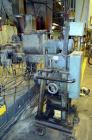 Used (1) ZSK-83 R240R 83mm Co-Rotating twin screw extruder, approximate 40 to 1 L/D ratio, serial# 218971, works# 507860-861, built 1985. (10) Barrel sections with (1) feed with hopper, (2) top vente...