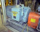 Used (1) ZSK-83 R240R 83mm Co-Rotating twin screw extruder, approximate 40 to 1 L/D ratio, serial# 218971, works# 507860-861, built 1985. (10) Barrel sections with (1) feed with hopper, (2) top vente...